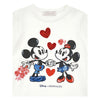 PRE ORDER - Ivory "Mickey & Minnie Mouse" Top