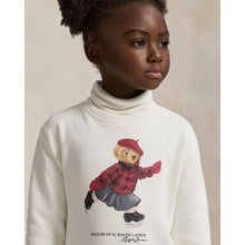 Load image into Gallery viewer, PRE ORDER - Girls Ivory Polo Bear Dress