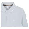 Pale Blue LS Polo Shirt