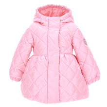 Load image into Gallery viewer, Girls Pink Quilted Coat