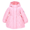 Girls Pink Quilted Coat
