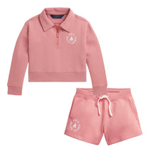 Load image into Gallery viewer, Deep Pink Sweat Top &amp; Shorts