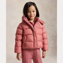 Load image into Gallery viewer, PRE ORDER - Young Girls Pink Hooded Down Jacket