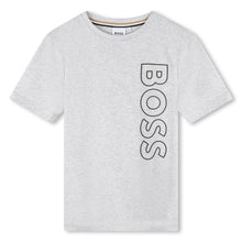 Load image into Gallery viewer, Grey Vertical Logo T-Shirt