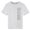 Grey Vertical Logo T-Shirt