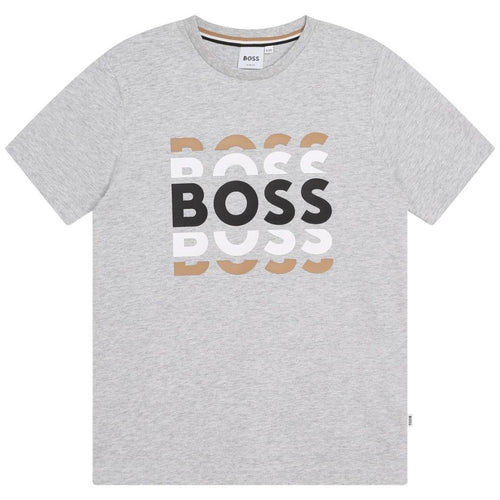 Grey Multi Logo T-Shirt