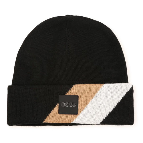 Black Striped Hat