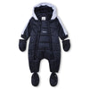 Navy Monogram Snowsuit