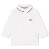 White LS Polo Top