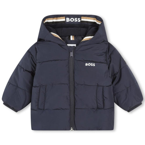 Navy Puffer Coat