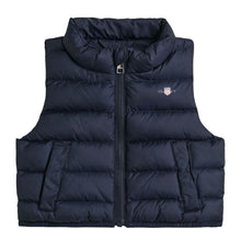 Load image into Gallery viewer, Navy Baby Padded Gilet