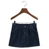 Navy Mini Corduroy Skirt
