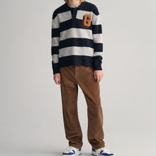 Load image into Gallery viewer, Brown Loose Fit Corduroy Trousers