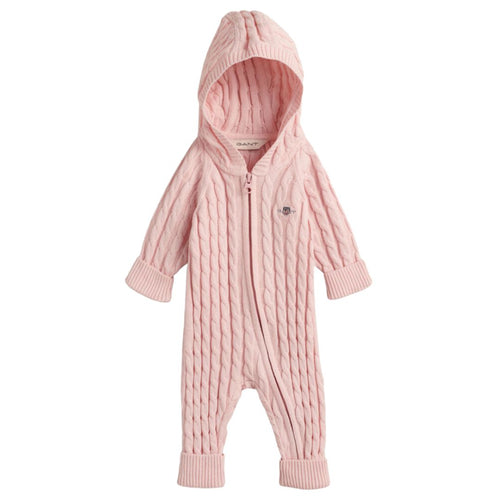 Pink Cable Knitted All In One