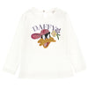 Ivory Rhinestone 'Daffy Duck' T-Shirt