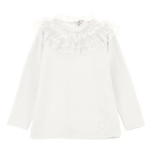 Load image into Gallery viewer, Ivory Frill Collar T-Shirt