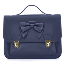 Load image into Gallery viewer, Navy Bow Briefcase