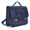 Navy Bow Briefcase