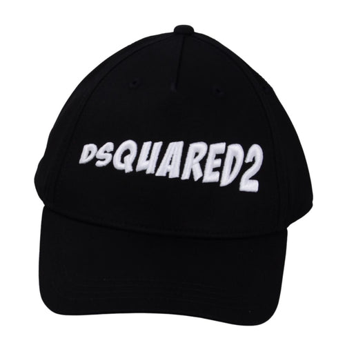 Black Font Size Logo Hat
