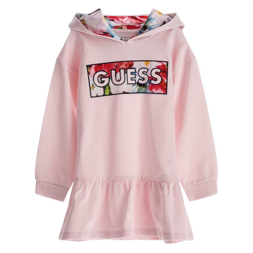 Pink Floral Logo Sweat Dress