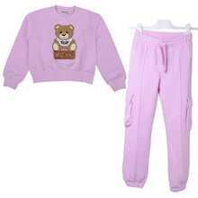 Load image into Gallery viewer, Pink Cargo Bear Tracksuit