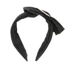 Load image into Gallery viewer, Black Heart &#39;Lana&#39; Headband