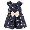 Navy Unicorn 'Desiree' Bow Dress