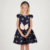 Navy Unicorn 'Desiree' Bow Dress