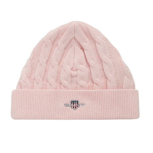 Pink Knitted Logo Hat