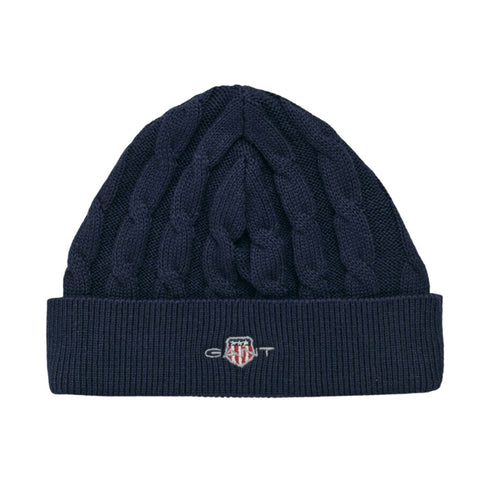 Navy Knitted Logo Hat