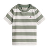 Green & White Striped T-Shirt
