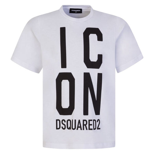 White ICON Large Logo T-Shirt