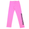 Bright Pink Logo Leggings