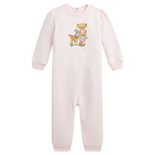 Load image into Gallery viewer, Baby Pink Bear Coverall
