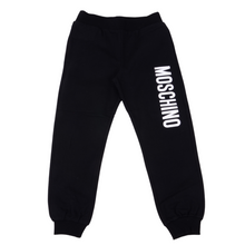 Load image into Gallery viewer, Black Logo Sweat Bottoms