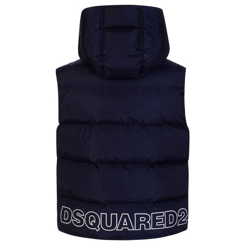 Navy Hooded Bodywarmer