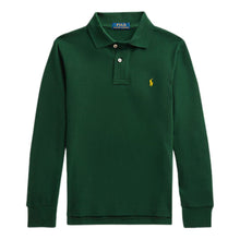 Load image into Gallery viewer, Green LS Polo Shirt