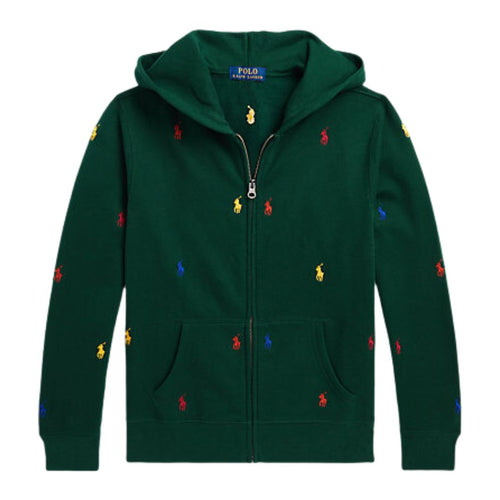 Green Multi Pony Zip Up