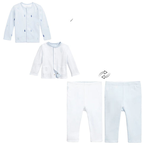 Baby Blue Reversible Set