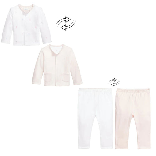 Baby Pink Reversible Set