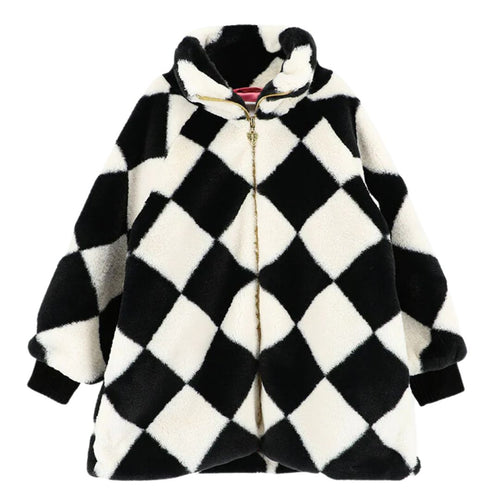Black & White Fur 'Oscars' Jacket