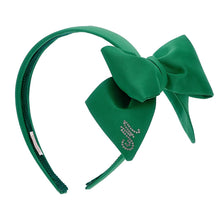 Load image into Gallery viewer, Green Bow Headband