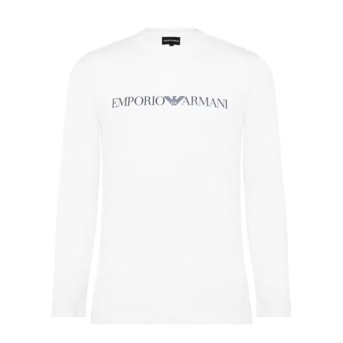 White LS Logo T-Shirt