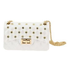 Load image into Gallery viewer, Cream Rhinestone Bag