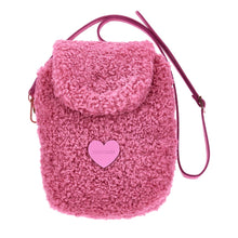 Load image into Gallery viewer, Pink Plush Shoulder Bag