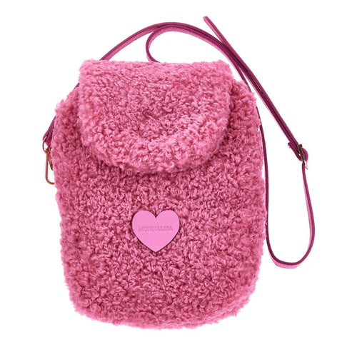Pink Plush Shoulder Bag