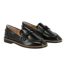 Load image into Gallery viewer, Black &#39;Elsie&#39; Loafer