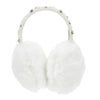 White Rhinestone Earmuffs