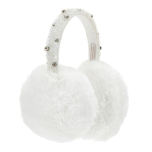 Load image into Gallery viewer, White Rhinestone Earmuffs