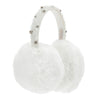 White Rhinestone Earmuffs